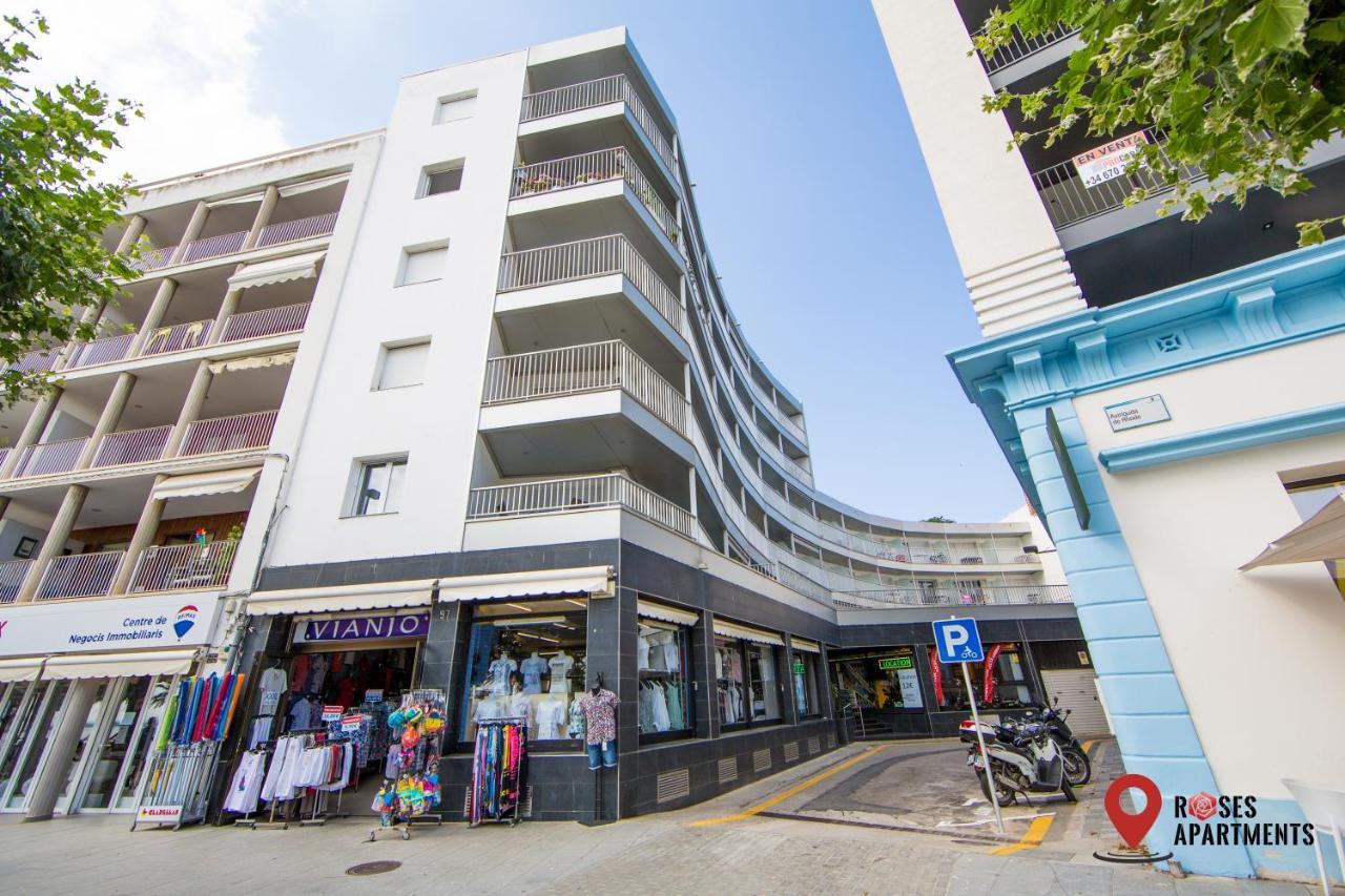 Roses Apartments 2 - Vista Mar Lateral 1Habitacion エクステリア 写真